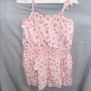The Children's Place Pink Floral Tiered Dress
